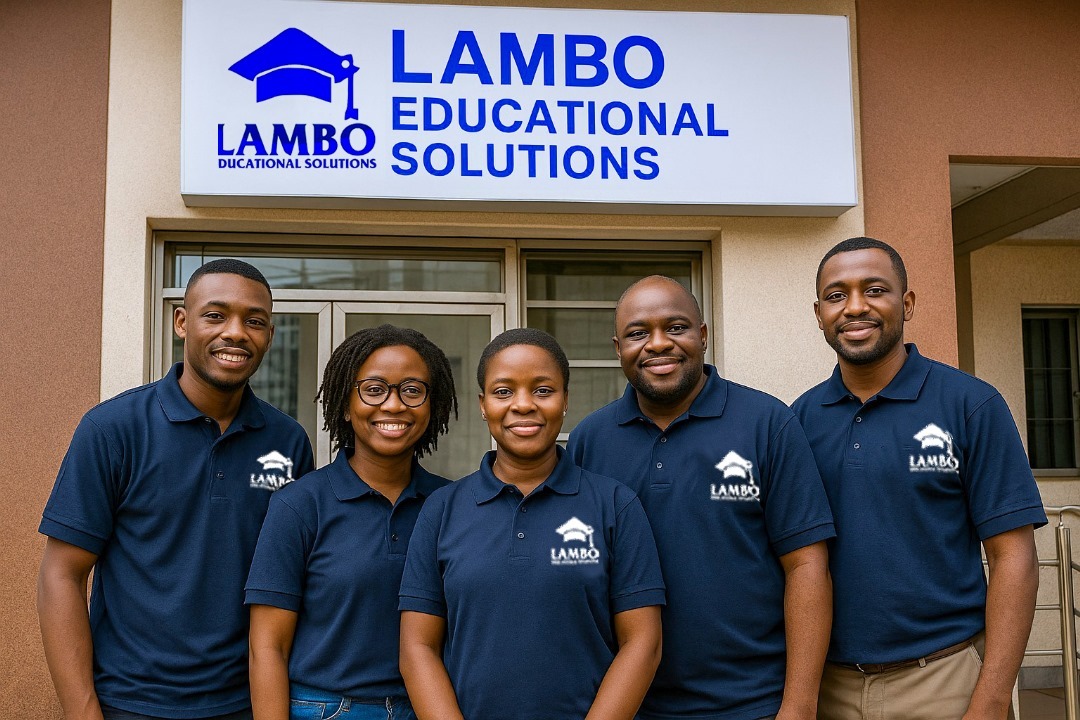 Our team working with students